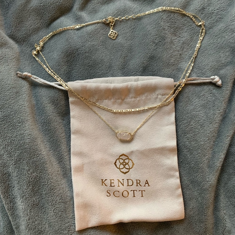 Elisa Gold Multi Strand Necklace